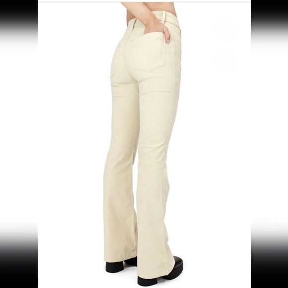 Porter Blue The Wanderer Corduroy Flare High Waisted Wide Leg Pants Size 29 - Picture 5 of 16